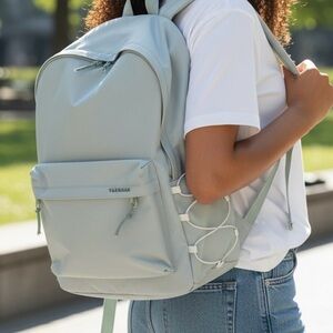 Vavabag Light Grey Backpack - Minimal Everyday Pack